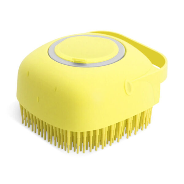 yellow shampoo brush single photo