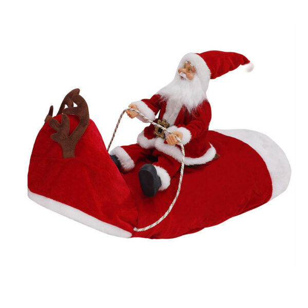 Dog Christmas Clothes Santa Claus Riding Deer - Image 5