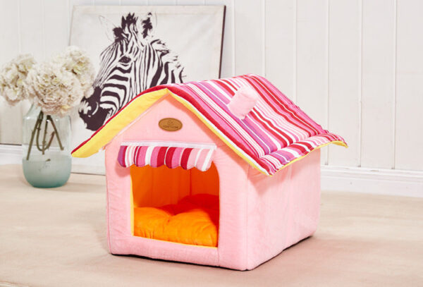 New fashionable striped pet bed for small-medium dogs or your cats - Image 4