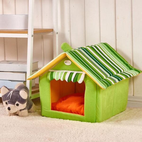 New fashionable striped pet bed for small-medium dogs or your cats - Image 3