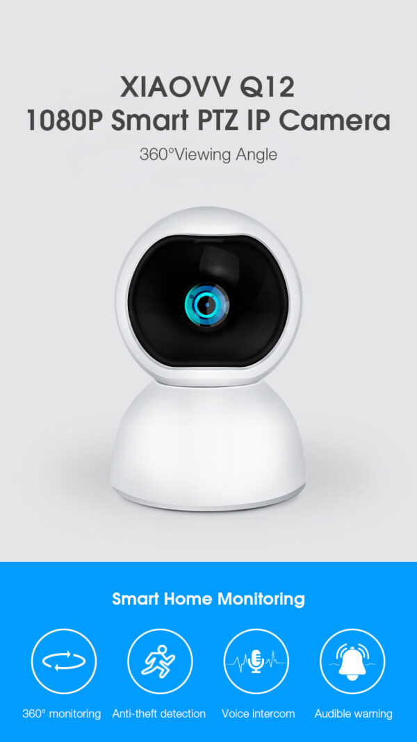 Smart home ip camera with white body