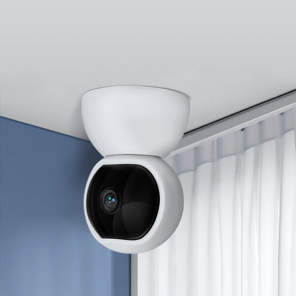 ip camera mounted upside down on ceiling