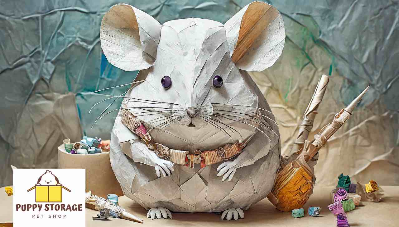 paper mache chinchilla