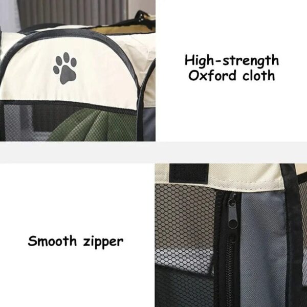 High strength oxford cloth with smooth zipper for cat bed