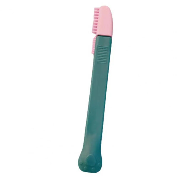 Green Pink tipped tweezer eye goop remover