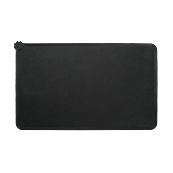 Black Silicon Pet Food Mat