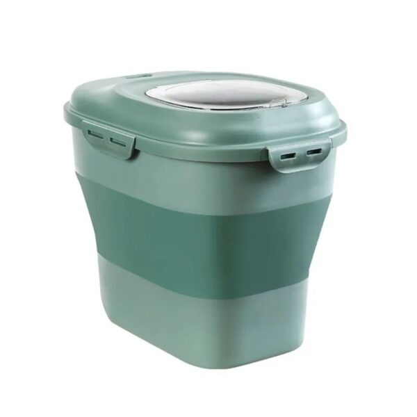 enlarge pet food container green