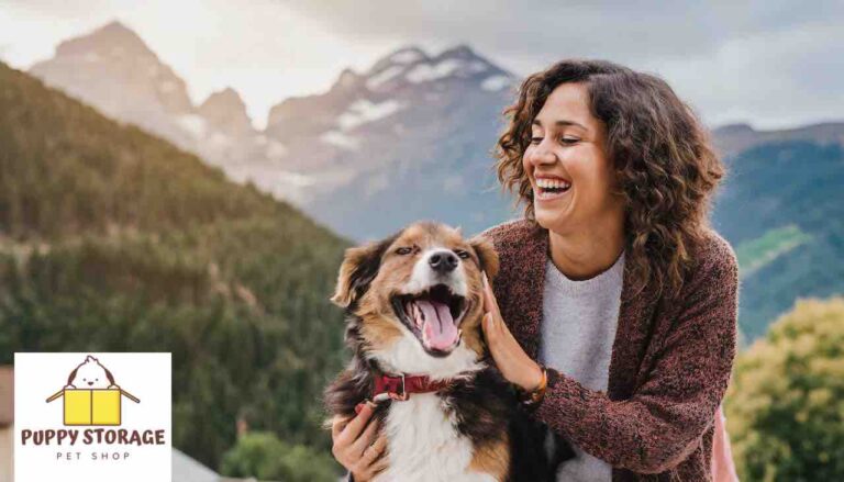 pet communication dog and woman