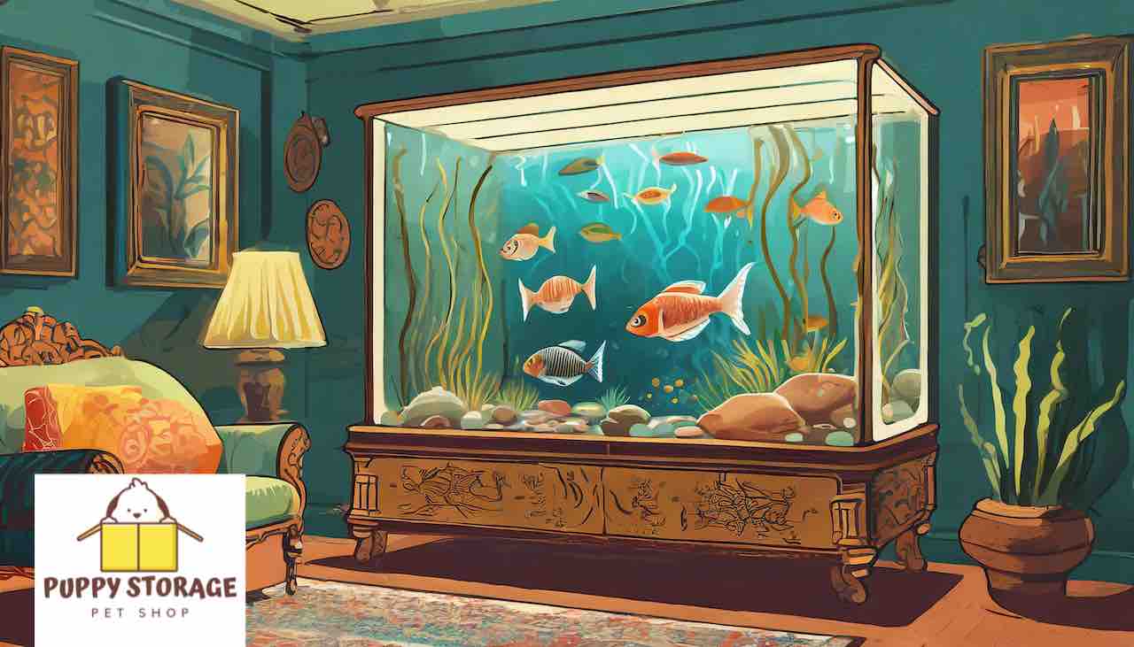 fishtank in a living room