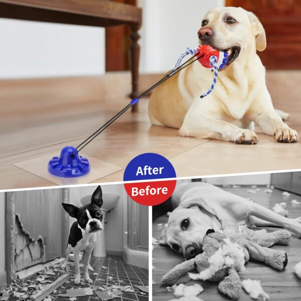 why this suctions toy will help save your place from your bored dog